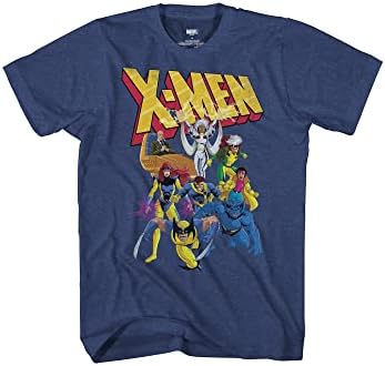 90s X-MEN MARVEL Tシャツ　XL Marvel Camiseta X-Men 90s Team Wolverine Storm Jean Cinza Fera